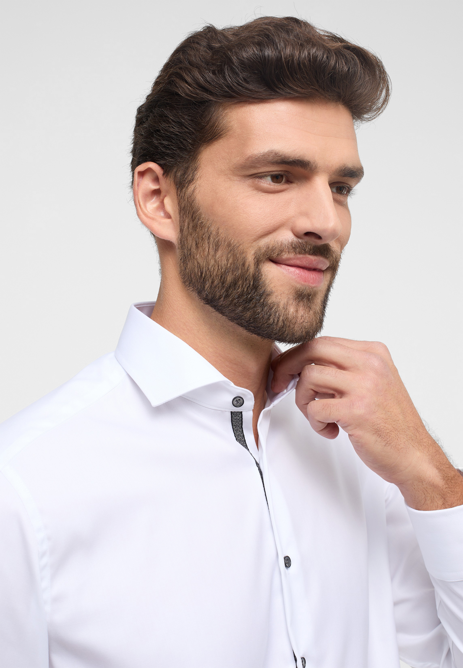 ETERNA LANGARM HEMD MODERN FIT COVER SHIRT TWILL