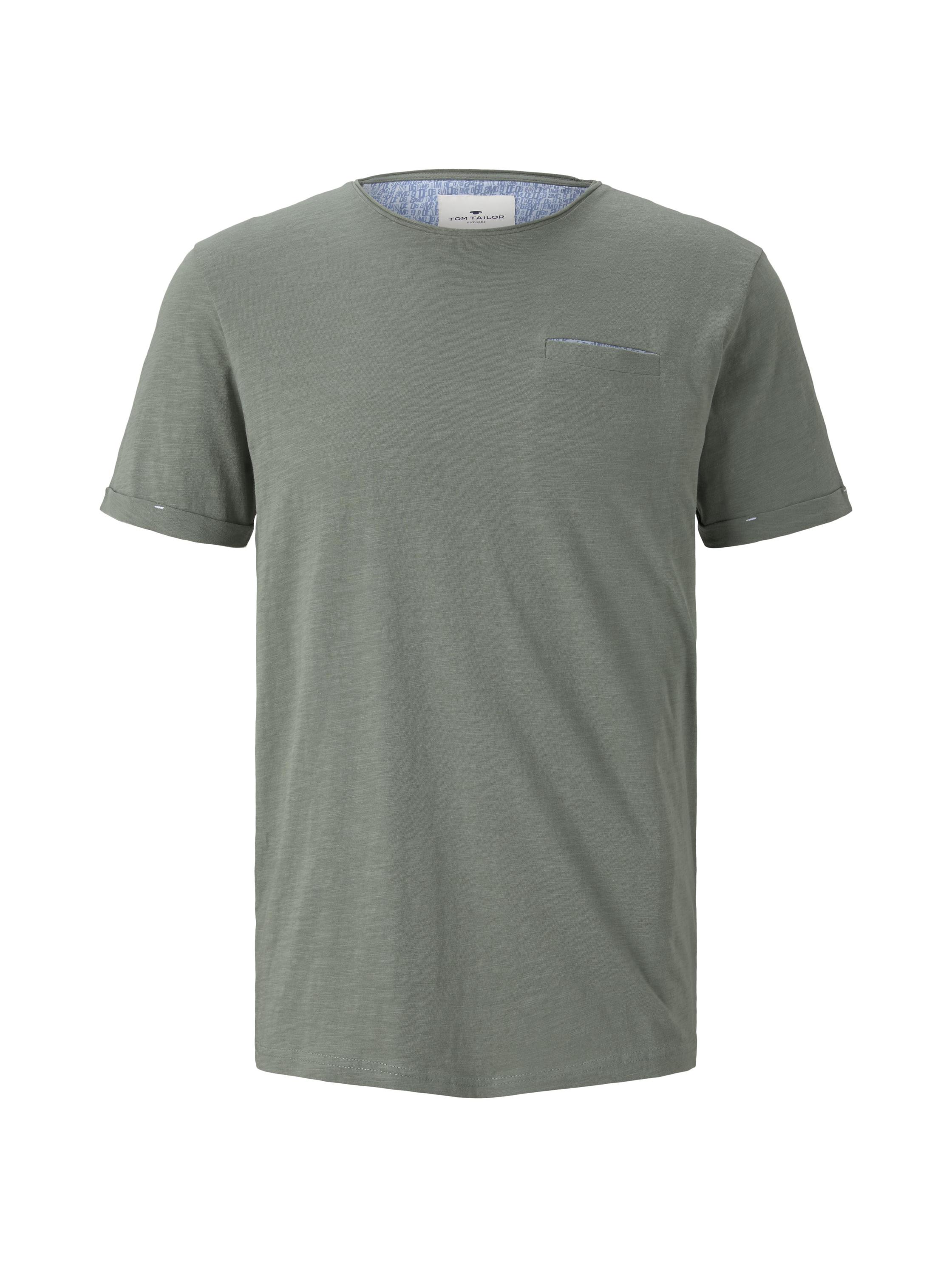 basic polo with details, Pale Bark Green