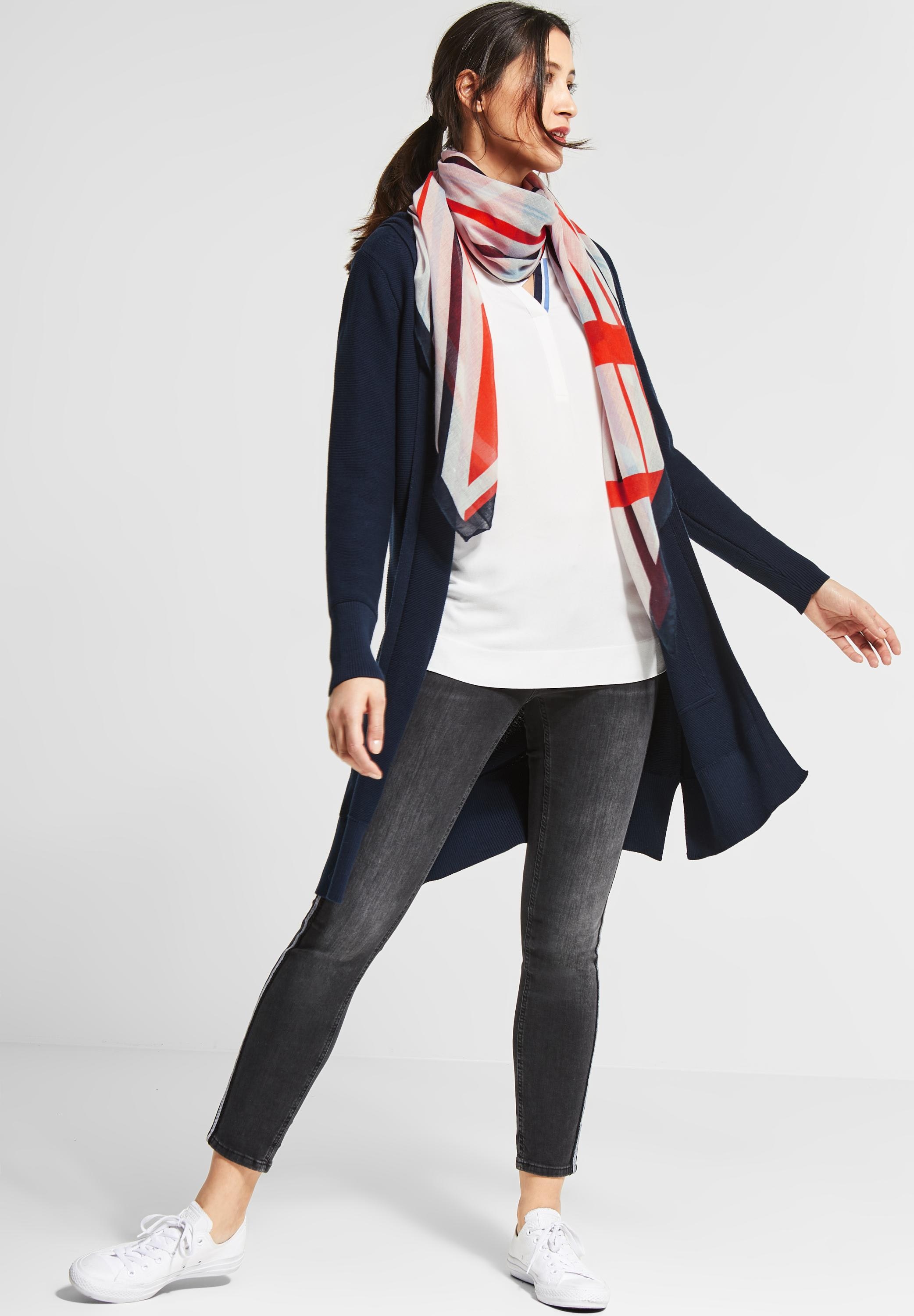 Schal mit Streifenmix