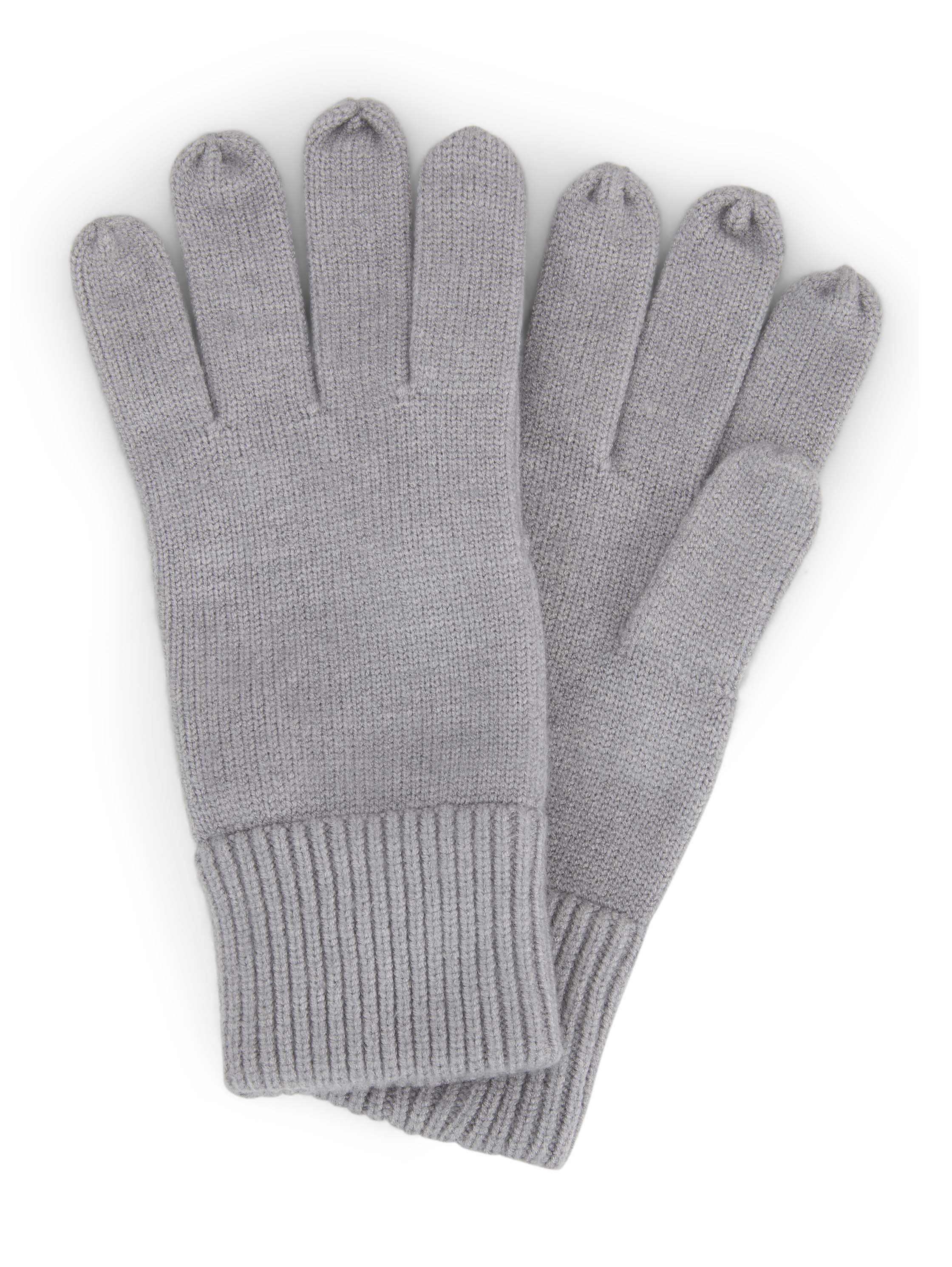 cosy gloves, Knit Grey Melange
