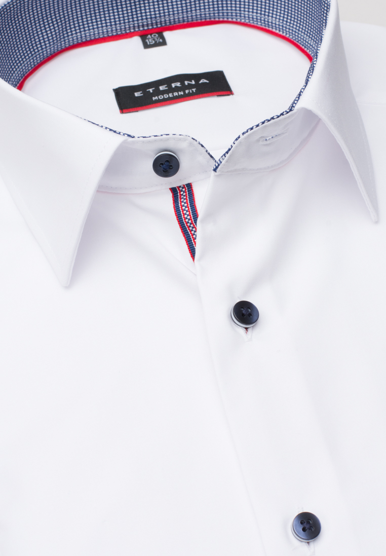 ETERNA KURZARM HEMD MODERN FIT CHAMBRAY