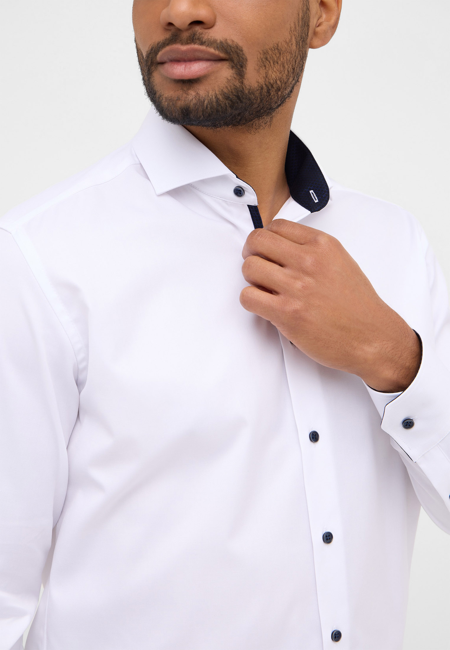 ETERNA LANGARM HEMD MODERN FIT COVER SHIRT TWILL