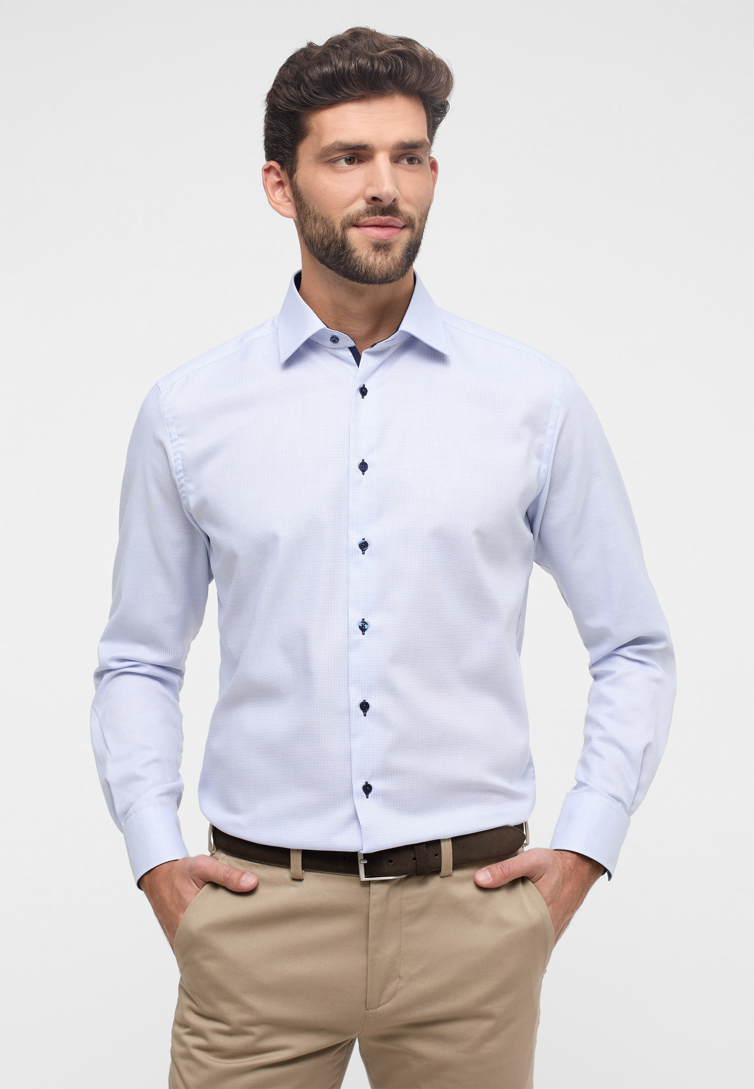 ETERNA LANGARM HEMD MODERN FIT