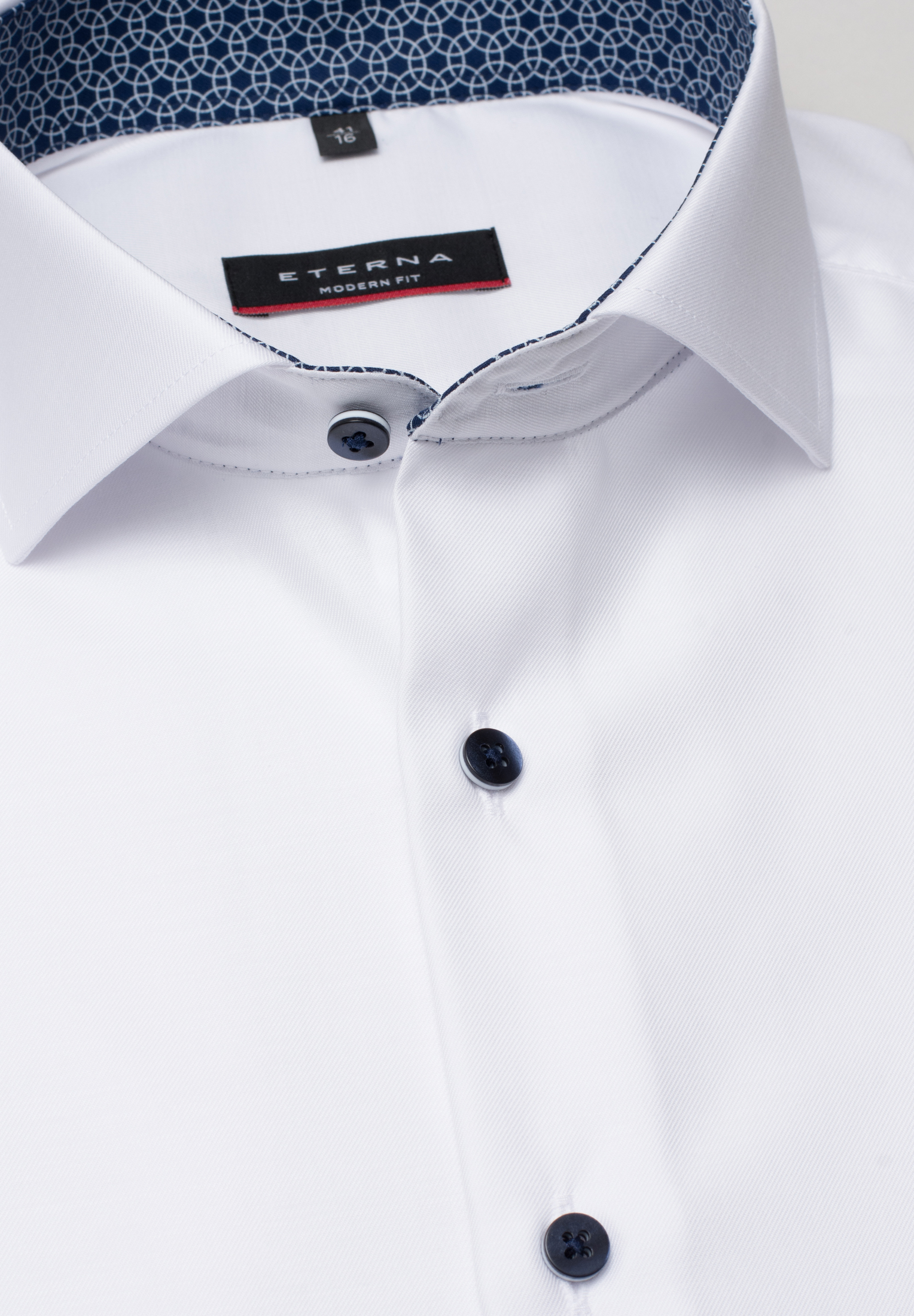 ETERNA KURZARM HEMD MODERN FIT COOL SHIRT TWILL