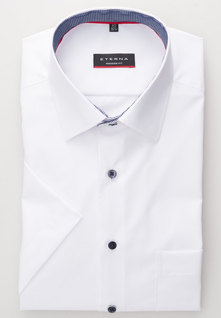 ETERNA KURZARM HEMD MODERN FIT CHAMBRAY