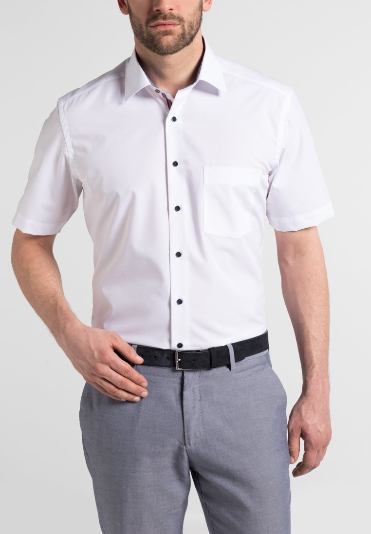 ETERNA KURZARM HEMD MODERN FIT CHAMBRAY