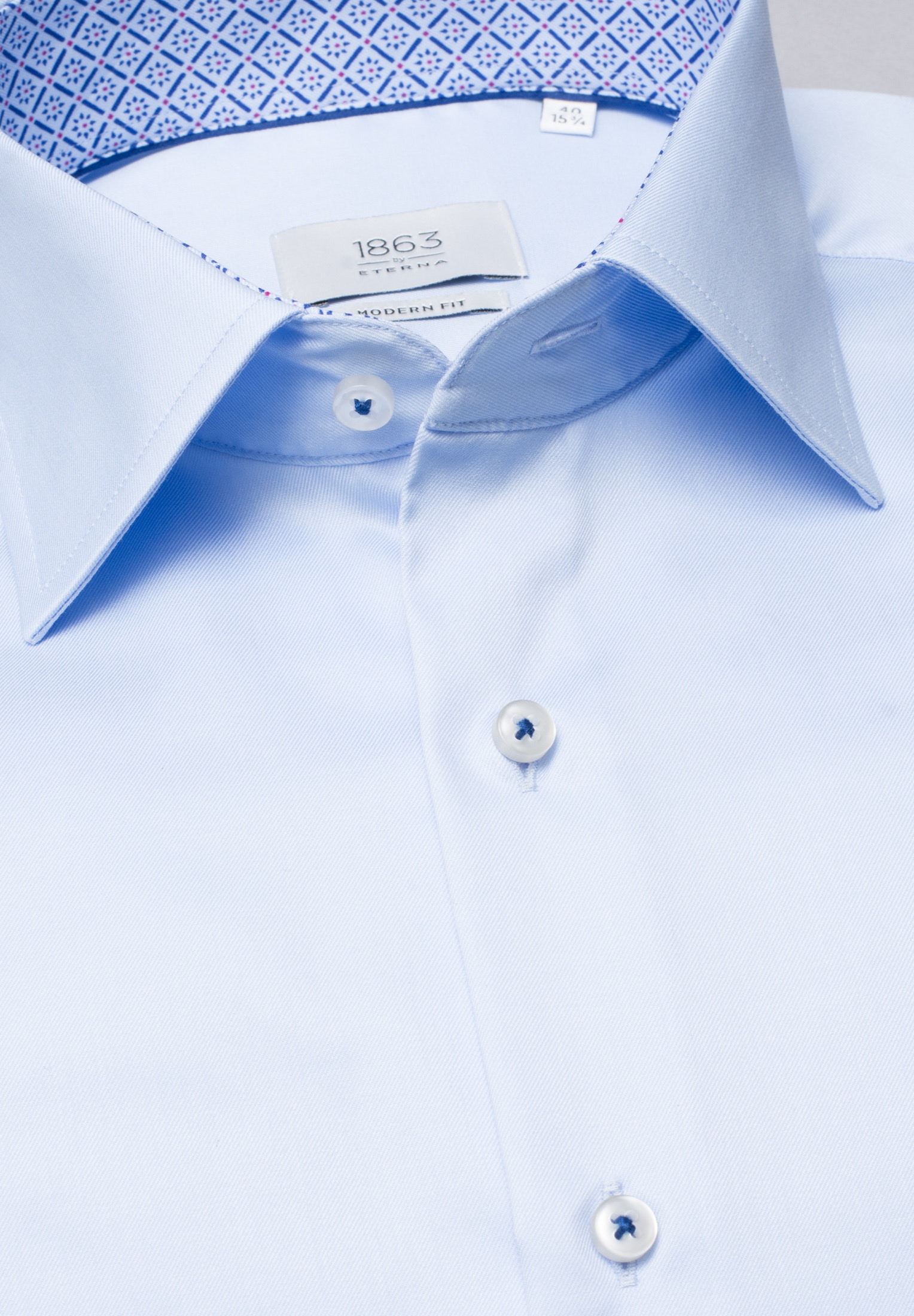 ETERNA LANGARM HEMD MODERN FIT GENTLE SHIRT TWILL
