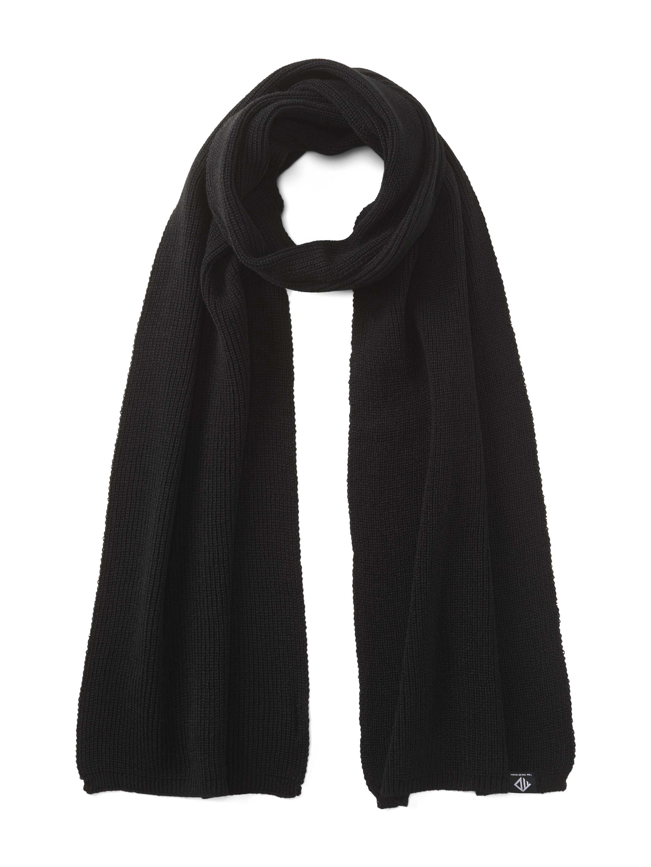 basic scarf, Black