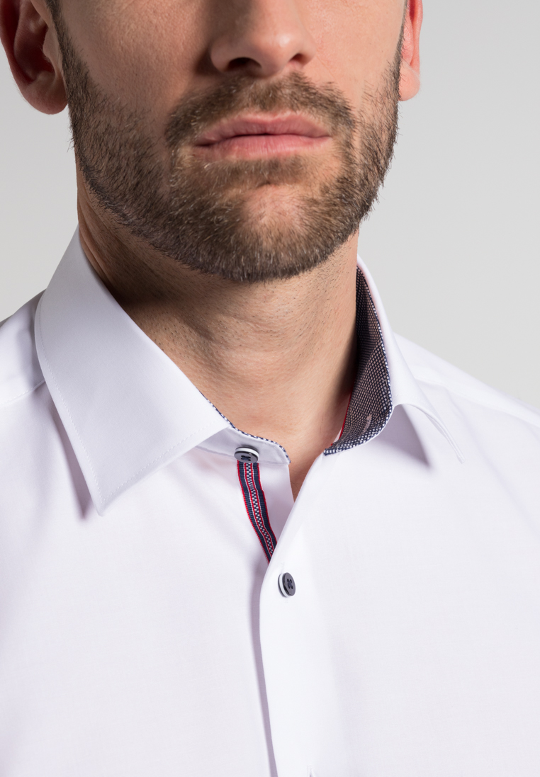 ETERNA KURZARM HEMD MODERN FIT CHAMBRAY