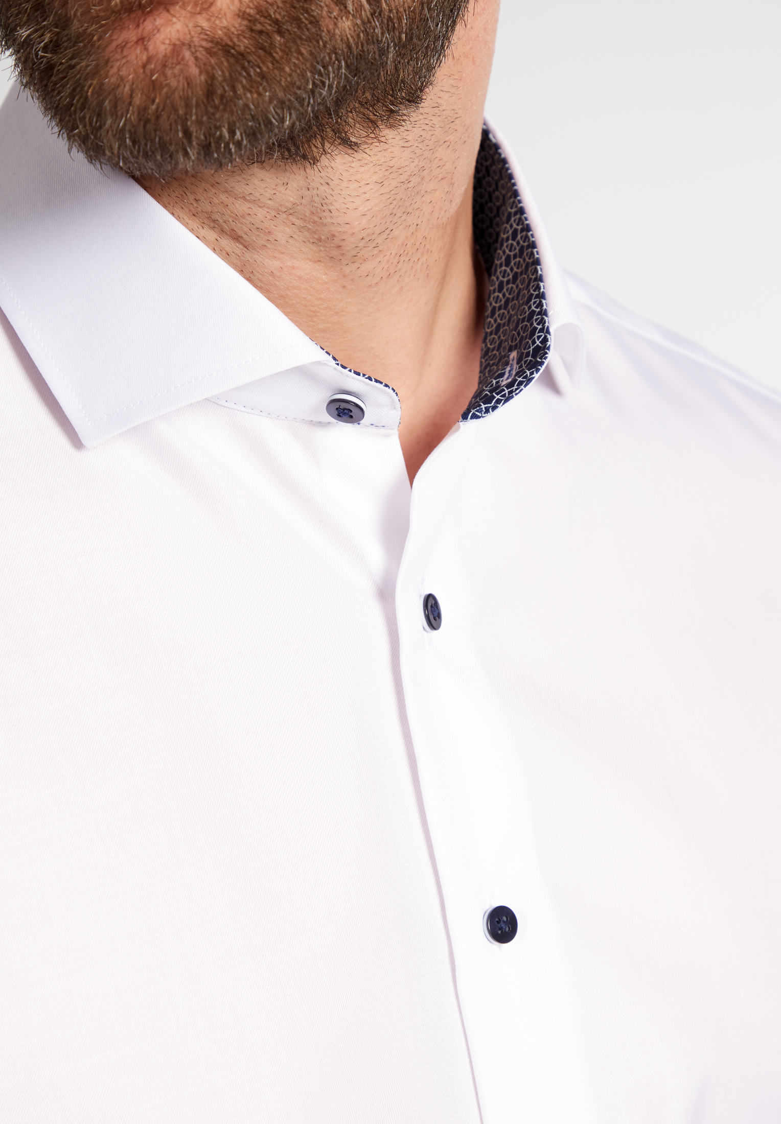 ETERNA KURZARM HEMD MODERN FIT COOL SHIRT TWILL