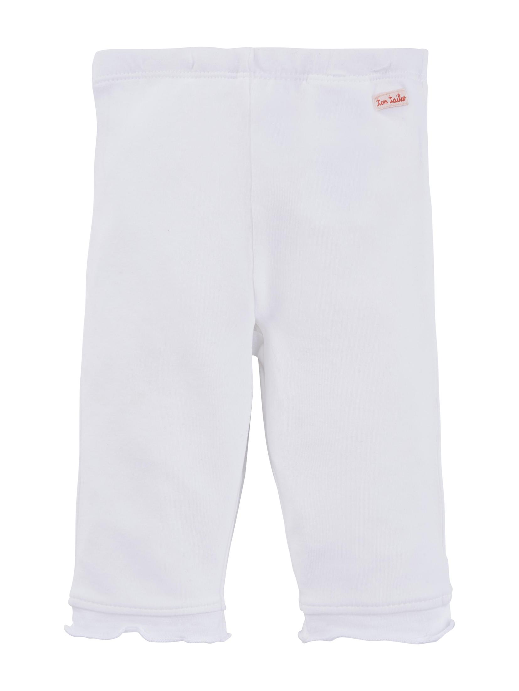 leggings solid, bright white-white
