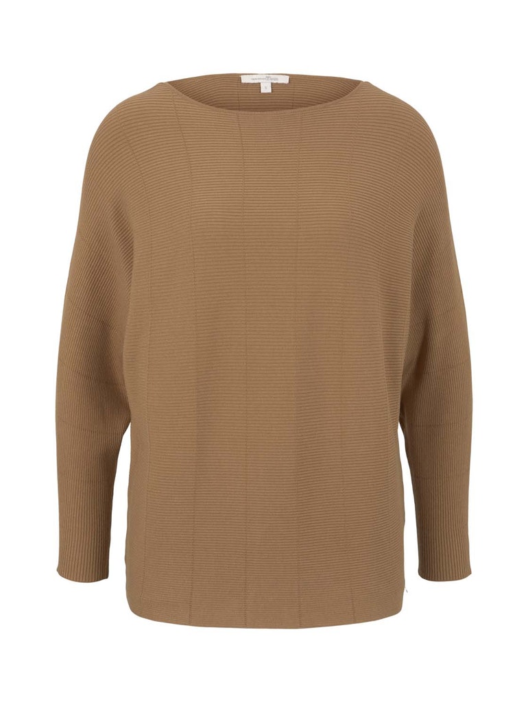 batwing pullover, soft camel