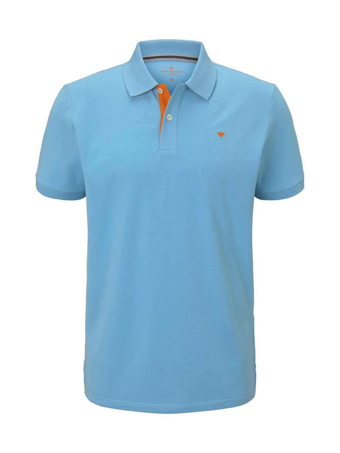 basic polo with contrast, north blue