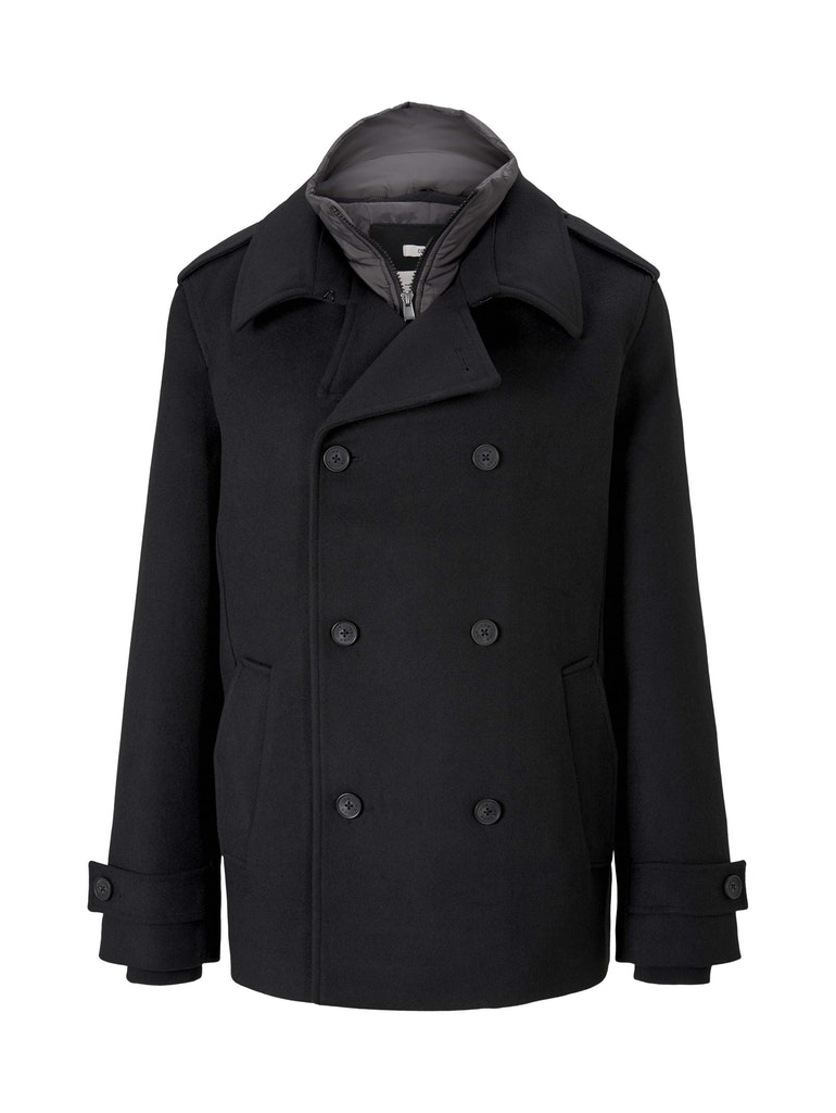 caban jacket, Black