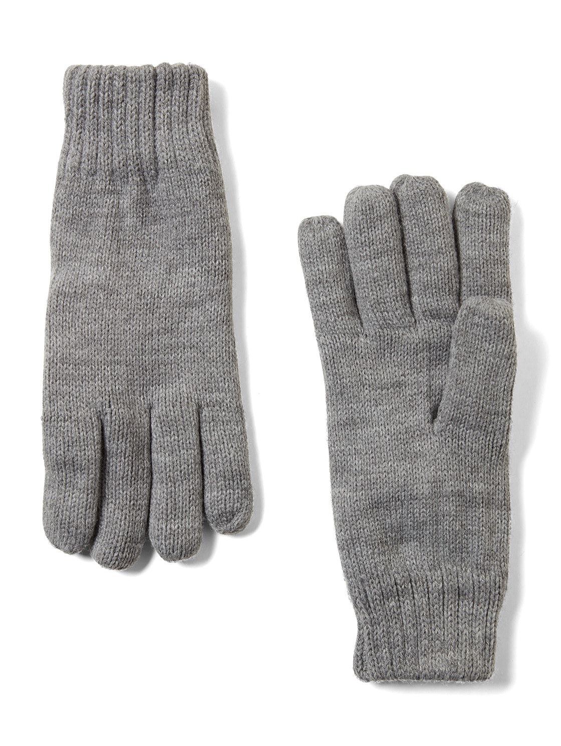 gloves, Heather Grey Melange          Grey,