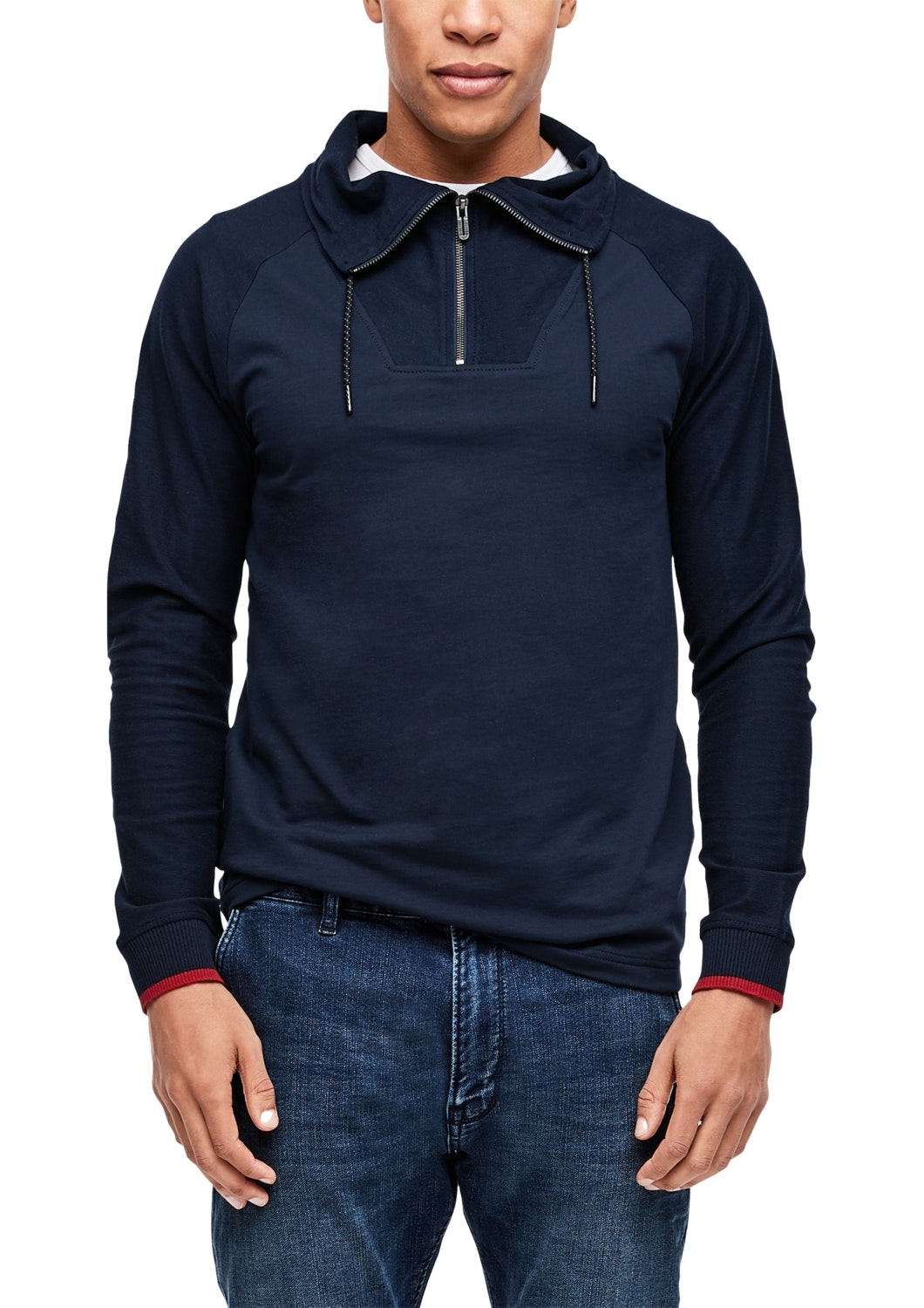 Zipper-Sweatshirt