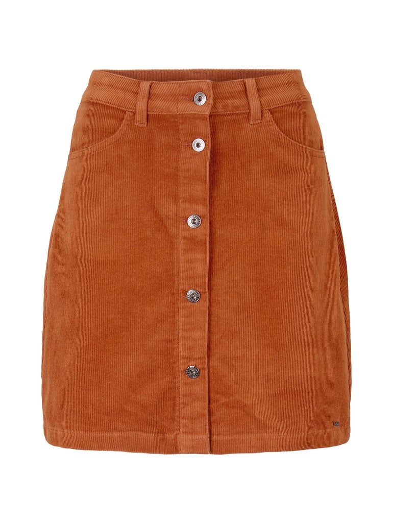 corduroy mini skirt, amber brown