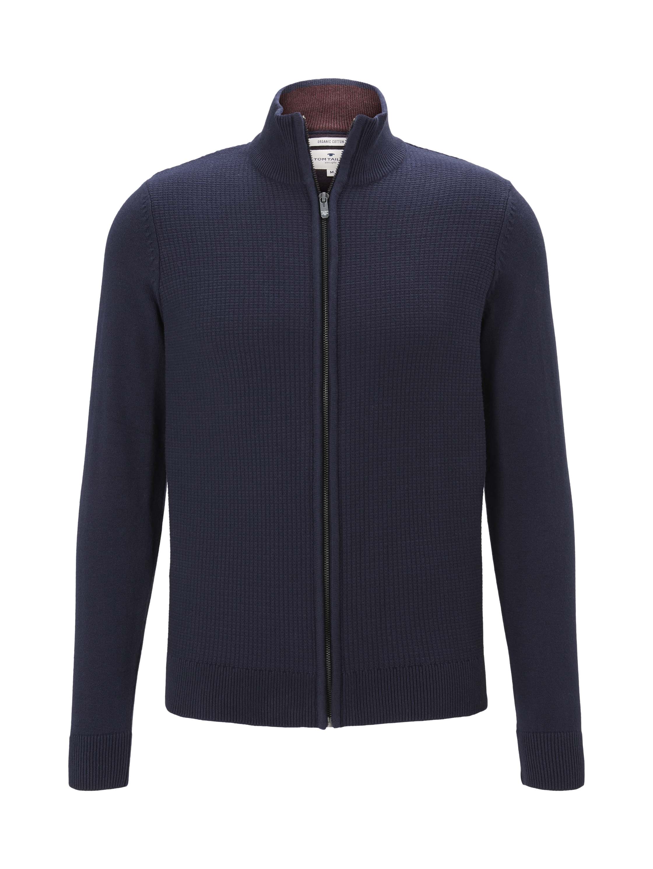 basic structured jacket, Knitted Navy