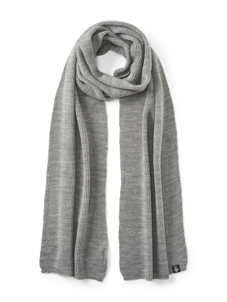 basic scarf, Heather Grey Melange
