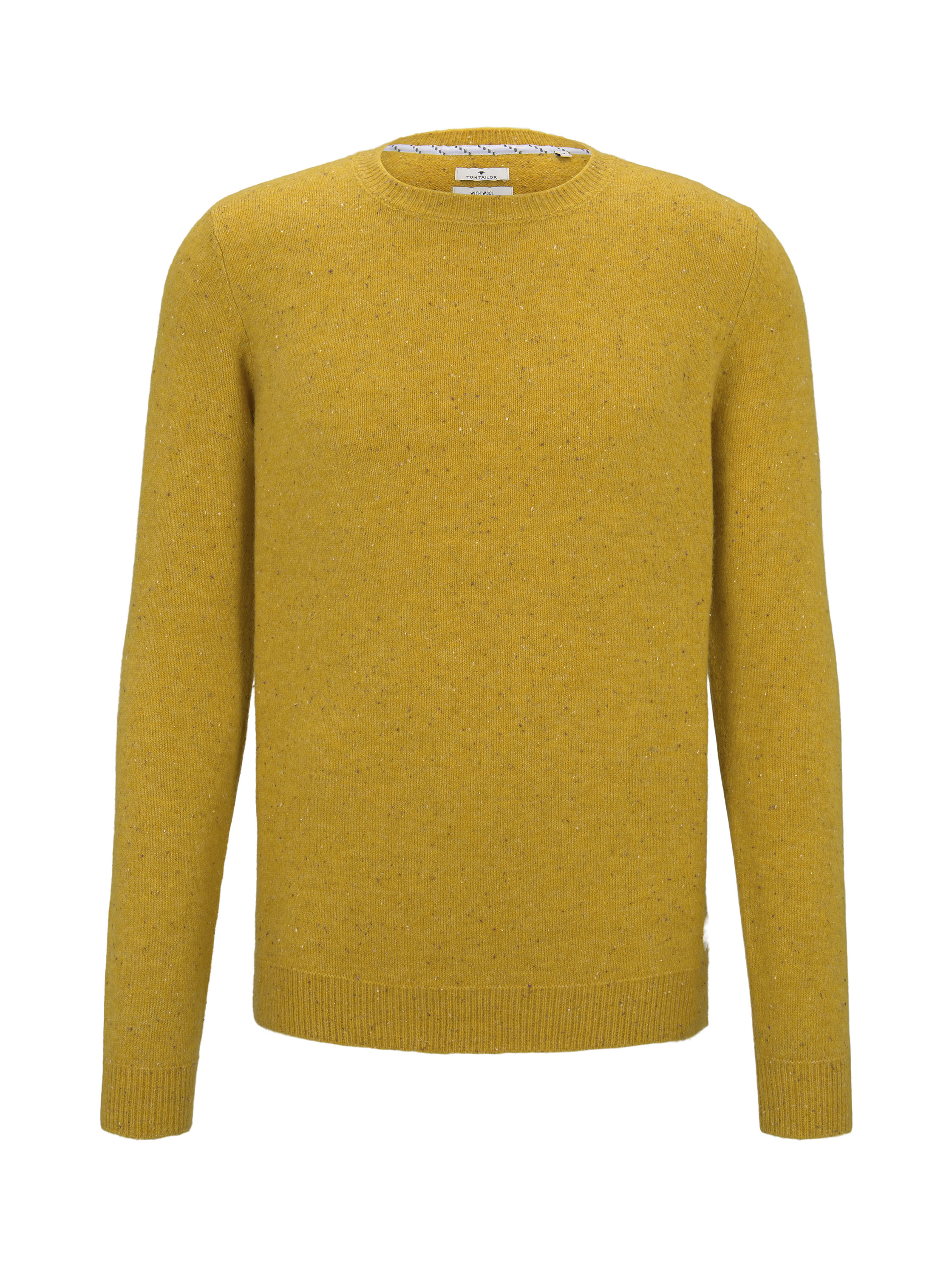 cosy nep sweater, yellow nep yarn               Yello